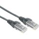 Excel MINI patchkabel UTP Cat 6 - GRÅ. Udvendig diameter 3,8mm