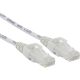Excel MINI patchkabel UTP Cat 6 - Hvid Udvendig diameter 3,8mm