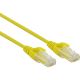 Excel MINI patchkabel UTP Cat 6 - GUL Udvendig diameter 3,8mm
